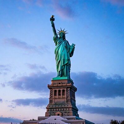 Statue of Liberty with torch