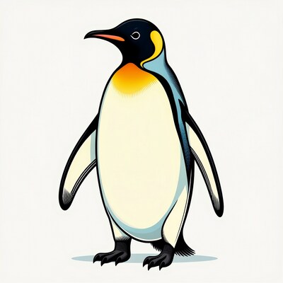 Emperor Penguin Illustration
