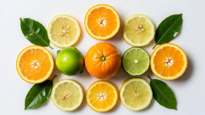 Oranges Lemons Limes Citrus Slices