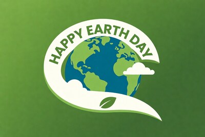 Happy Earth Day Illustration