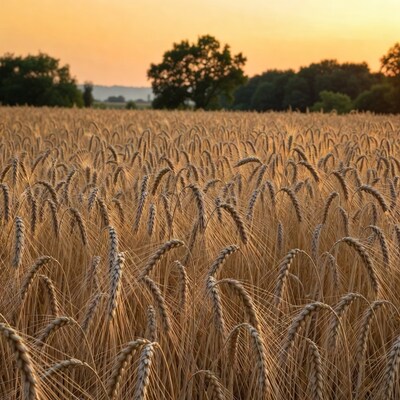 Golden Wheat Field at Sunset