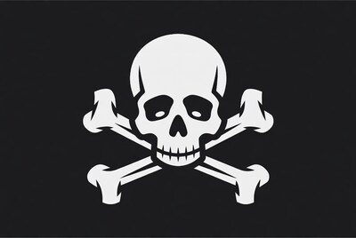 Jolly Roger Skull and Crossbones