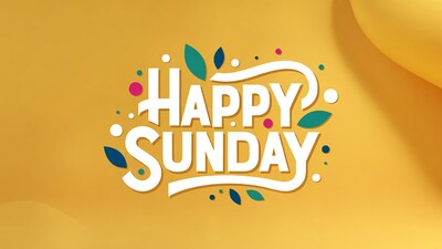 Happy Sunday Illustration