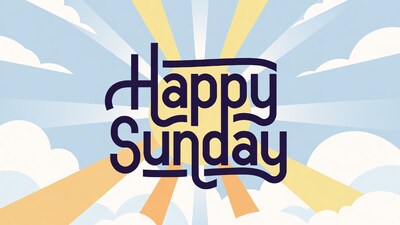 Happy Sunday illustration
