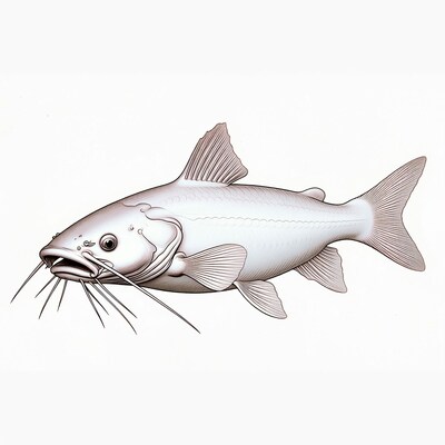 Channel Catfish Illustration