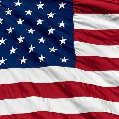 American Flag Close-Up