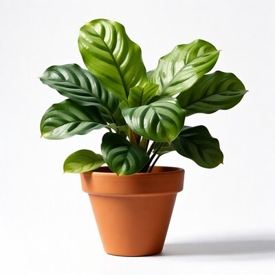 Calathea Plant in Terracotta Pot