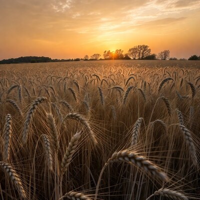 Wheat Field at Sunset