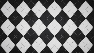 Black and White Houndstooth Pattern Texture
