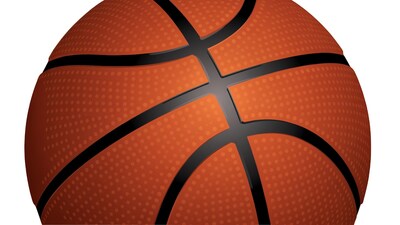Orange Basketball Illustration