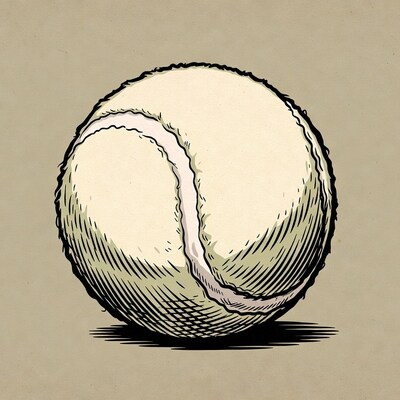 Tennis Ball Illustration