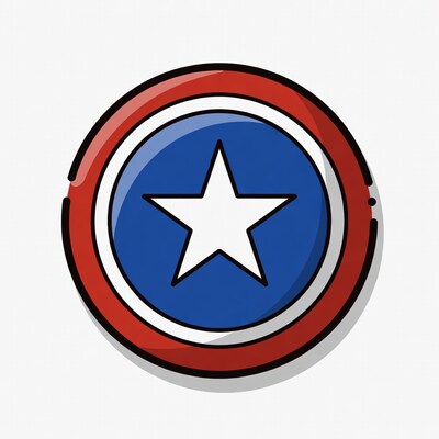 Captain America Shield Icon