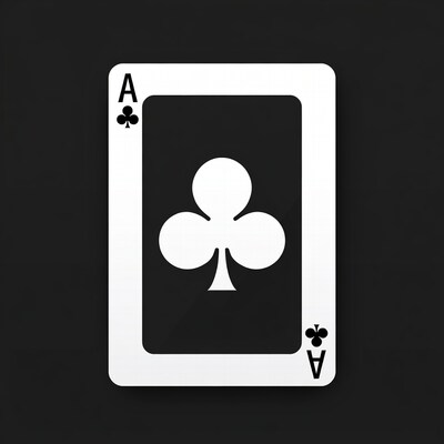 Ace of Clubs Card