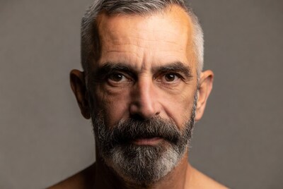Senior man with gray beard
