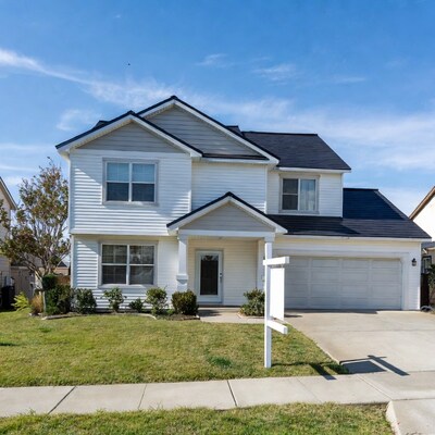 White modern house for sale