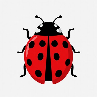 Red Ladybug Illustration