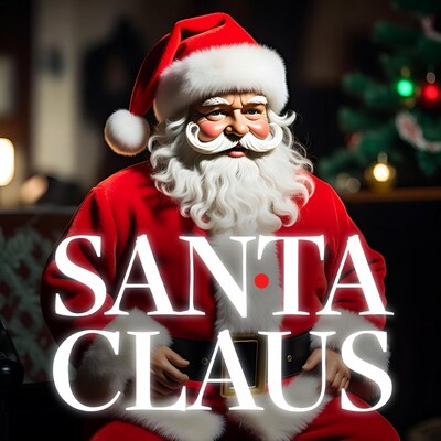 Santa Claus with Christmas Tree
