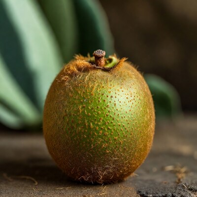 Close-up of ripe kiwi fruit