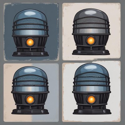 Vintage Lantern Illustrations in Four Variations