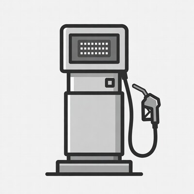 Gas pump illustration