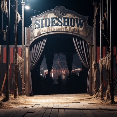 Sideshow Entrance at Night Carnival
