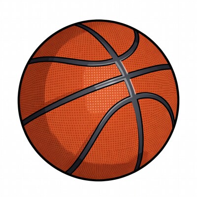 Orange Basketball Illustration