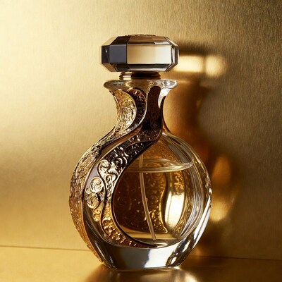 Luxury Gold Perfume Bottle