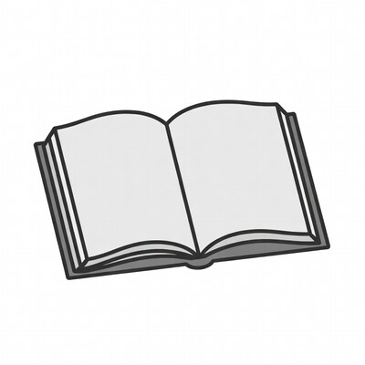 Open Book Illustration