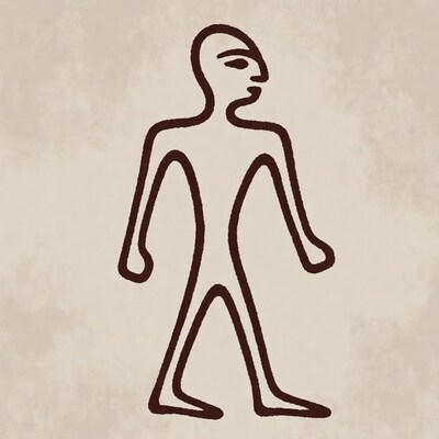 Stick Figure Man Illustration
