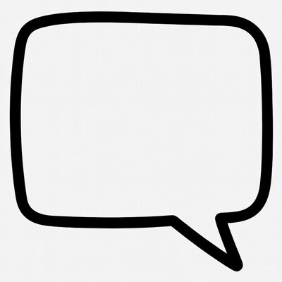 Empty Speech Bubble Illustration