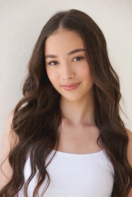 Young Asian girl smiling with long hair