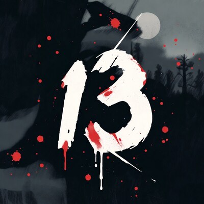 Bloody Number 13 Illustration