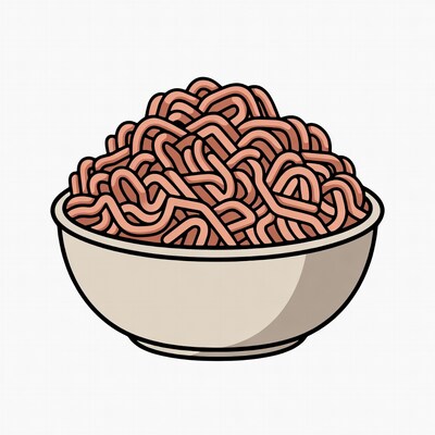 Bowl of noodles illustration