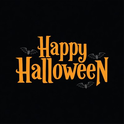 Happy Halloween with Bats