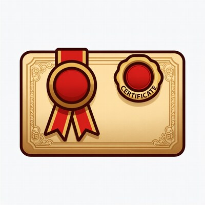 Gold Certificate with Red Seal