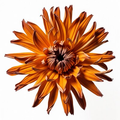 Orange Gerbera Daisy Flower