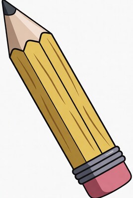 Yellow pencil illustration