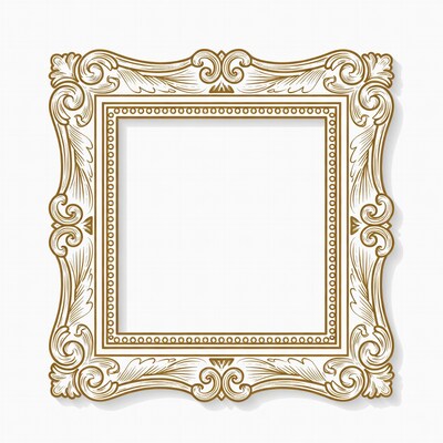 Ornate Gold Picture Frame