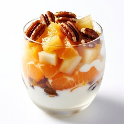 Fruit Yogurt Parfait with Pecans