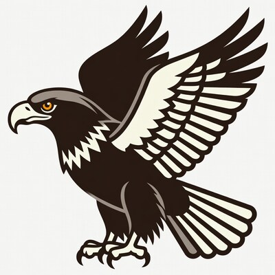 Bald Eagle with Spread Wings