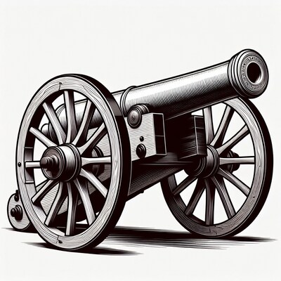 Vintage Cannon Illustration