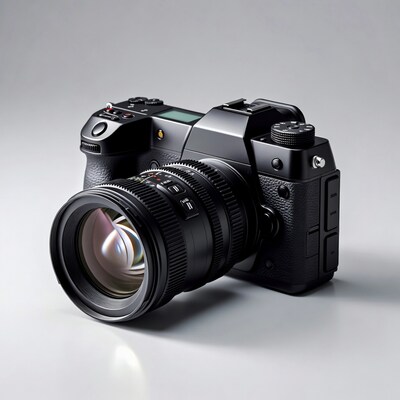 Black Leica SL2 Mirrorless Camera with Lens