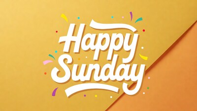 Happy Sunday Illustration
