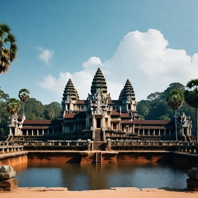 Angkor Wat Temple with Moat