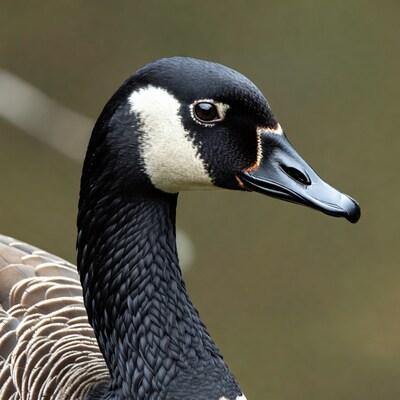 Canada Goose Profile Closeup