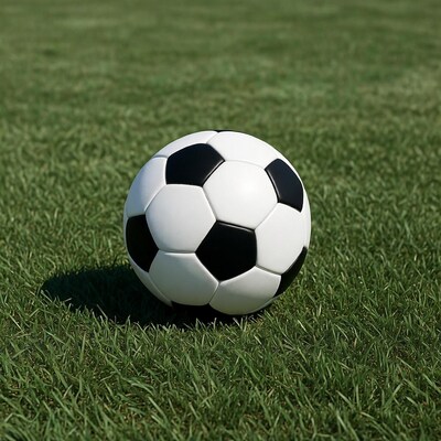 Soccer Ball on Green Grass