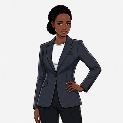 African-American woman in business suit