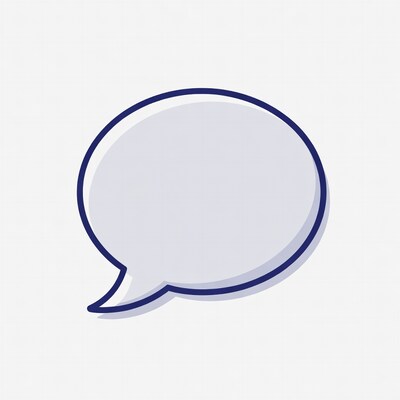 Empty Speech Bubble Illustration