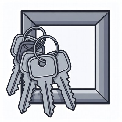 Keys on Keyring in Frame
