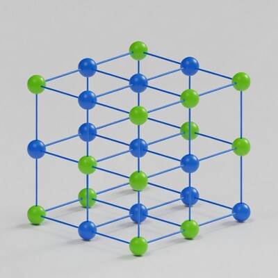 Spinel Crystal Structure Model